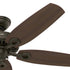 PACK X2 VENTILADOR DE TECHO HUNTER BUILDER ELITE BRONCE 52"