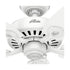 VENTILADOR DE TECHO HUNTER BUILDER ELITE BLANCO 52"