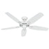 VENTILADOR DE TECHO HUNTER BUILDER ELITE BLANCO 52"