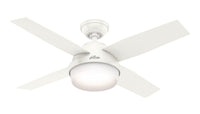 VENTILADOR DE TECHO HUNTER DANTE BLANCO 44"