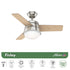 VENTILADOR DE TECHO HUNTER 36" FINLEY