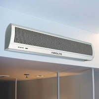 Cortina de aire solo frío con dos velocidades y bajo nivel de ruido, ideal para oficinas, comercios y espacios residenciales