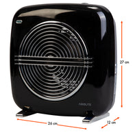 PACK TERMOVENTILADOR VINTAGE RETRO NEGRO+BLANCO