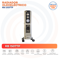 RADIADOR OLEOELÉCTRICO 1500 W MODELO RB 1507TP AIROLITE