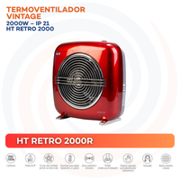 TERMOVENTILADOR VINTAGE HT RETRO 2000R