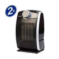 PACK X2 TERMOVENTILADOR CURVE BLACK