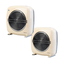 PACK X 2 TERMOVENTILADOR VINTAGE BLANCO HT RETRO 2000B